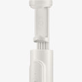 AMP09337 - Tripod Selfie Stick S541W in Dune Beige showing the front, focusing on the phone holder and camera snap button