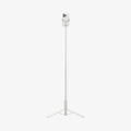 AMP09337 - Tripod Selfie Stick S541W in Dune Beige showing the back of the device in portrait form attached to an extended tripod