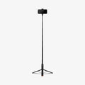 AMP09336 - Tripod Selfie Stick S541W in Black showing the front of the device attached to the extended tripod 