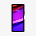 ACS06202 - Sony Xperia 10 V Case Rugged Armor in matte black showing the front