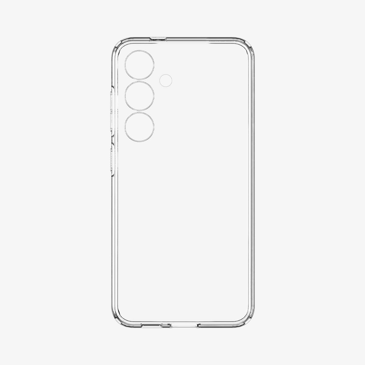 ACS07343 - Galaxy S24 Case Liquid Crystal in Crystal Clear showing the inner of transparent case
