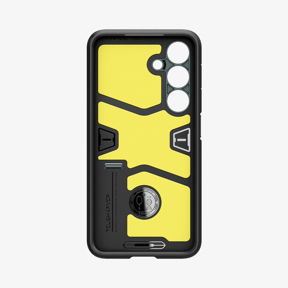 ACS07357 - Galaxy S24 Case Tough Armor in Abyss Green showing the inner case with impact foam