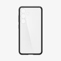 ACS07352 - Galaxy S24 Case Ultra Hybrid in Matte Black showing the inner of a transparent case with a darker frame