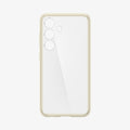  ACS07416 - Galaxy S24 Case Ultra Hybrid in Mute Beige showing the inner of a transparent case with a lighter frame