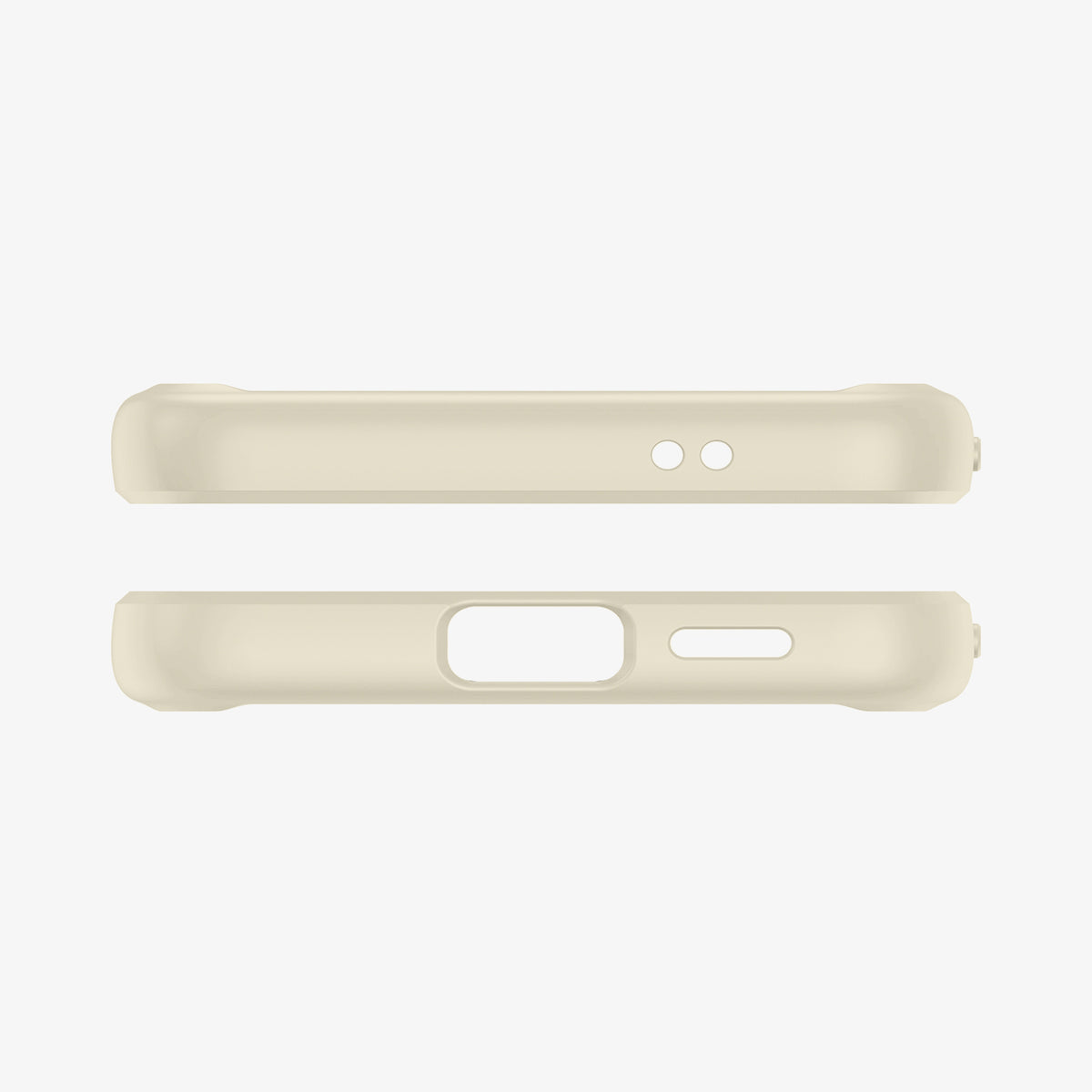  ACS07416  - Galaxy S24 Case Ultra Hybrid in Mute Beige showing the top and bottom