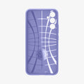 ACS06104 - Galaxy A34 5G Case Liquid Air in Awesome Violet showing the inner case with spider web pattern