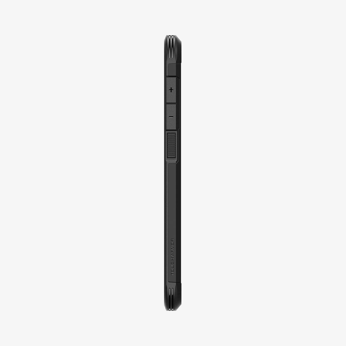 ACS06364 - Galaxy S23 FE Case Tough Armor in black showing the side