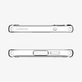 ACS06371 - Galaxy S23 FE Case Ultra Hybrid in crystal clear showing the top and bottom