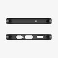 ACS05847 - Galaxy A14 5G Case Rugged Armor in Matte Black showing the top and bottom
