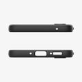 ACS05885 - Galaxy A54 5G Case Liquid Air in Matte Black showing the top and bottom