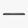 ACS05883 - Galaxy A54 5G Case Thin Fit in Black showing the side partial back on a flat surface