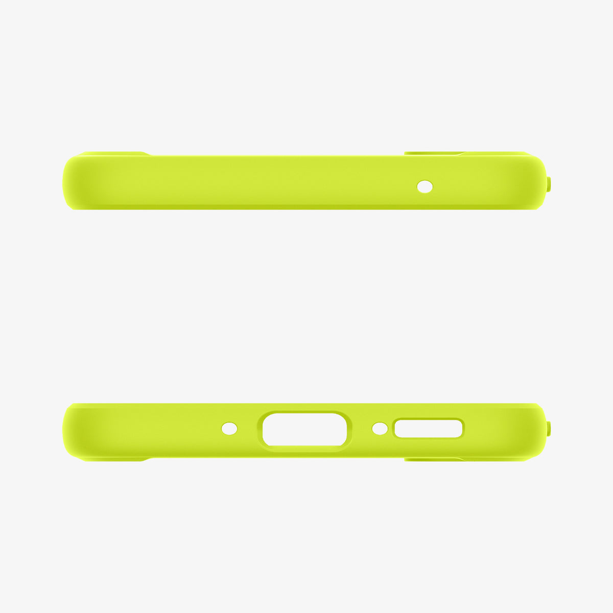 ACS06099 - Galaxy A54 5G Case Ultra Hybrid in Lime showing the top and bottom