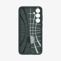 ACS07520 - Galaxy A35 5G Case Liquid Air in Abyss Green showing the inner case with spider web pattern