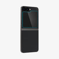 AGL07972 - Galaxy Z Flip 7 FE GLAS.tR EZ Fit showing the back with a screen protector installed