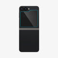 AGL07972 - Galaxy Z Flip 7 FE GLAS.tR EZ Fit showing the back with the installed screen protector