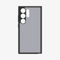 ACS07296 - Galaxy S24 Ultra Case Ultra Hybrid in Frost Black showing the inner of a semi transparent case with a darker frame