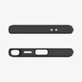 ACS07296 - Galaxy S24 Ultra Case Ultra Hybrid in Frost Black showing the top and bottom