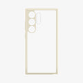 ACS07415 - Galaxy S24 Ultra Case Ultra Hybrid in Mute Beige showing the inner of a transparent back case with a lighter frame