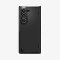 ACS07820 - Galaxy Z Fold 6 Case Slim Armor Pro in Black showing the back folded