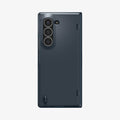ACS08286 - Galaxy Z Fold 6 Case Slim Armor Pro in Metal Slate showing the back folded