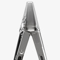 ACS07813 - Galaxy Z Fold 6 Case Ultra Hybrid Pro in Crystal Clear showing the front of the hinge and partial sides zoomed in