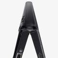 ACS07814 - Galaxy Z Fold 6 Case Ultra Hybrid Pro in Frost Gray showing the front of the hinge and partial sides zoomed in