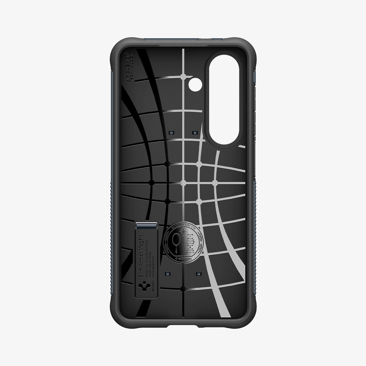 ACS10742 - Galaxy S26 Slim Armor (Mag Fit) in Metal Slate showing inside