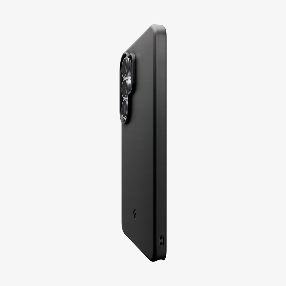ACS11394 - Galaxy S26 Ultra Case - Thin Fit (Mag Fit) Black showing the back and partial side