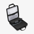 AFA09372 - Starlink Mini Carrying Case in black showing the case half open with cords inside