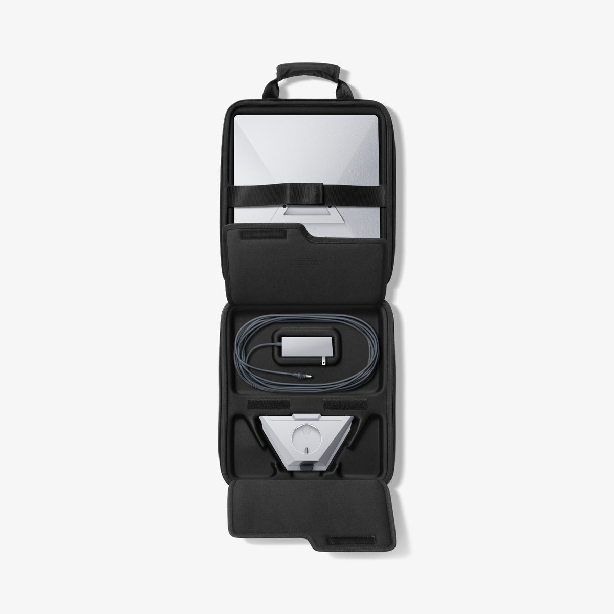 AFA09372 - Starlink Mini Carrying Case in black showing the inside with device inside
