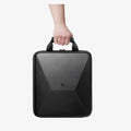 AFA09372 - Starlink Mini Carrying Case in black showing someone holding the case by the strap