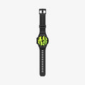 ACS08336 - Galaxy Watch 7 (40mm) Rugged Armor Pro in Matte Black showing the front and sides band in full length