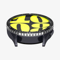 ACS08339 - Galaxy Watch 7 (44mm) Bezel Tune in Black showing the front and bottom