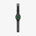 ACS08427 - Galaxy Watch Ultra (47mm) Rugged Armor Pro in Matte Black showing the front and sides band in full length