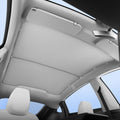 ACP09568 - Model Y (2025) CryoShade Sunroof in Gray showing the inner of the tesla