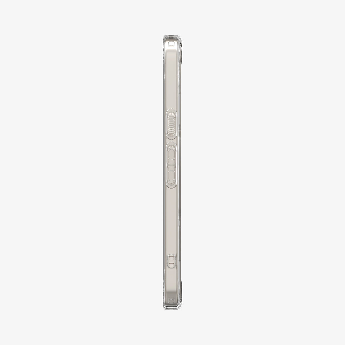 ACS11277 - Pixel 10a Ultra Hybrid Metal Ring (Mag Fit) in Clear Graphite showing the side
