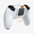 AMP06397 - PlayStation 5 Controller Mount | VG300 in White showing the magnetic installation film attached at the back of the controller