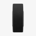 AMP10187 - WHOOP 5.0 fabric band black front view highlighting textured woven surface slim profile and minimalist design for all day wear