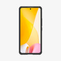 ACS04556 - Xiaomi 12 Lite Rugged Armor Case in Matte Black showing the front