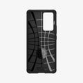 ACS04361 - Xiaomi 12 Pro Rugged Armor Case in Matte Black showing the inner case with spider web pattern