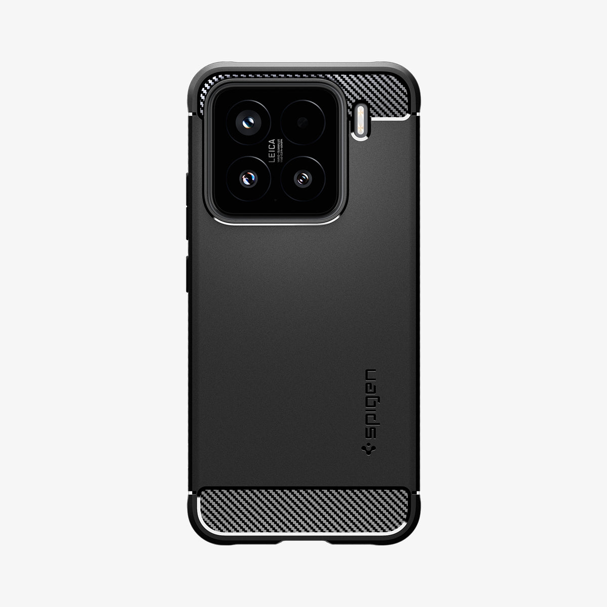ACS08859 - Xiaomi 15 Case Rugged Armor in Matte Black showing the 
back