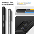 ACS02314 - Galaxy A52 Case Thin Fit in Black sleek and slim modern design. Raised bezels protect screen and cameras from common surface scratches.