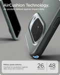 ACS09724 - Pixel 10 Pro XL Thin Fit (MagFit) in Sage Green showing aircushion technology. air pockets defend against impact daily.
