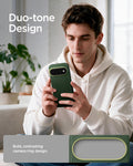 ACS11436 - Pixel 11 Pro  Nano Pop (Mag Fit) Avo Green person holding the Nano Pop MagFit case featuring a contrasting camera surround and smooth exterior finish.