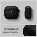 ACS08648 - AirPods 4 Pro / AirPods 4 Case Urban Fit in Black showing the minimal aesthetic. Sleek form factor, for simple protection day in, and day out