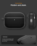 ACS10604 - AirPods Pro 3 Classic Fit in Black showing textured design. modern and sleek