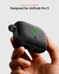 ACS09826 - AirPods Pro 3 Spigen Vault in Matte Black showing check your compatibility