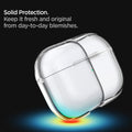 ASD00541 - Apple AirPods Pro Case Ultra Hybrid in crystal clear showing the front solid protection. Keep it fresh and original from day-to-day blemishes
