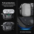ACS05593 - AirPods Series Ultra Hybrid Zero One (MagFit) Case in zero one showing the full protection. Fully protects from everyday drops and scratches with Air Cushion Technology