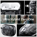 ACS05593 - AirPods Series Ultra Hybrid Zero One (MagFit) Case in zero one showing the different angles
